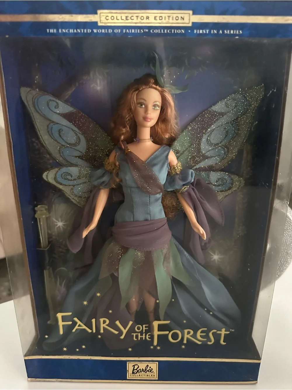 Barbie Fairy of the Forest Doll - Blue, Purple & Green